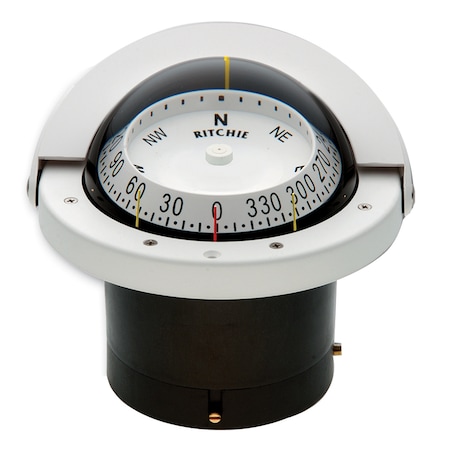 Ritchie FNW-203 Navigator Compass - Flush Mount - White FNW-203